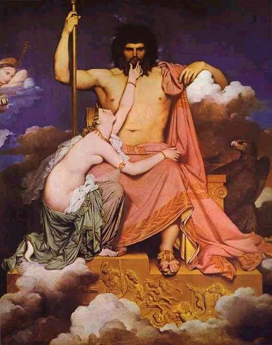 Jean Auguste Dominique Ingres Jupiter and Thetis.